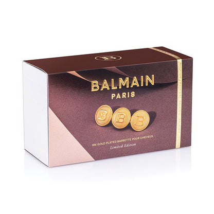 Balmain Limited Edition Gold Barrette SS22 - HAIRLAB by george